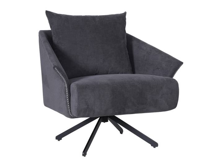 Z2 Sessel NELLY, dunkelgrau, Cord