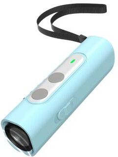 Uplift Essentials Ultrasonic Dog Repeller And Anti Bark Training Device With USB Rechargeable Power blue