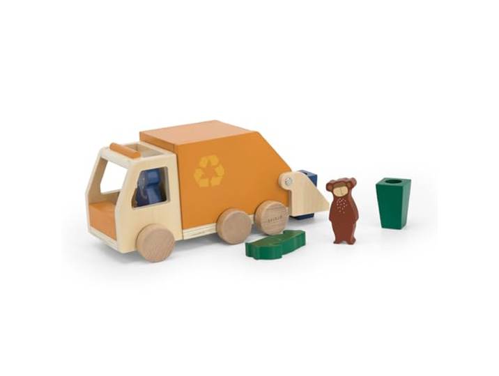 Trixie - Houten Vuilniswagen