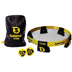 Spikeball TITAN Set – Profi Spikeball Set mit Atlas Ball (18 % größer) für Turniere & Wettkämpfe