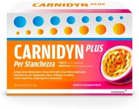 ALFASIGMA SpA Alfasigma, Carnidyn Plus Passion Fruit, 20 Bustine