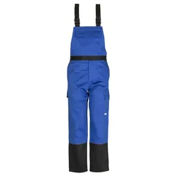 Schweißer Latzhose "WELD SHIELD" - 90 - kornblau/schwarz
