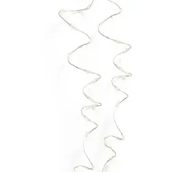 Lumineo Micro LED Strangbeleuchtung Outdoor L.1195cm 240L silber/warmes weiss