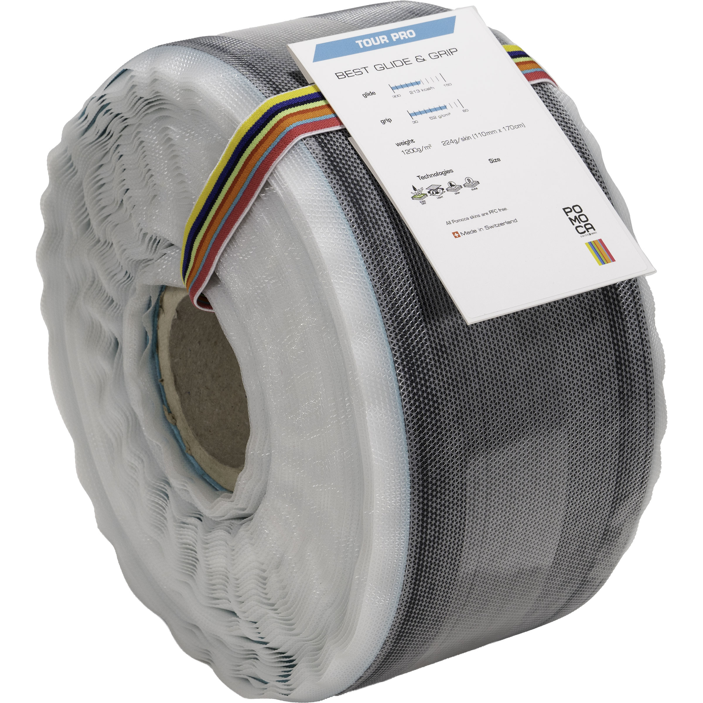 Pomoca Tour Pro 120mm Rolle Skifell Skifell grau Größe 21M Skitour