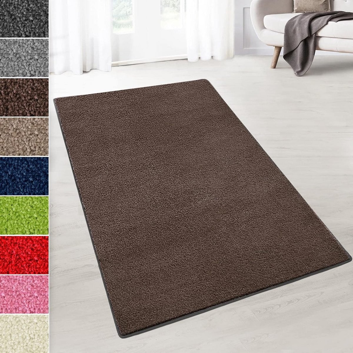 Maatwerk Velours Vloerkleed Loper voor Keuken, Hal of Woonkamer