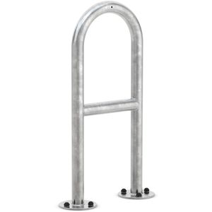 WSM Fahrradständer 9521, Bodenmontage, Anlehnparker, beidseitig, Breite 35cm, für 2 Fahrräder