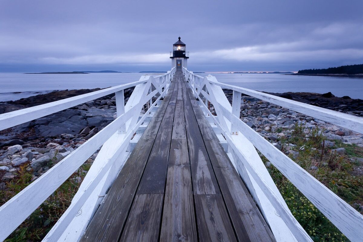 Fototapete PAPERMOON "Marshall Point Leuchtturm", bunt, B:5m L:2,8m, Vlies, Tapeten, Fototapete bunt B/L: 5m x 2,8m, Rollen: 1