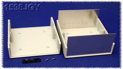 Hammond Electronics 1598JGY Instrumenten-Gehäuse 280 x 200 x 76 ABS Grau 1St.