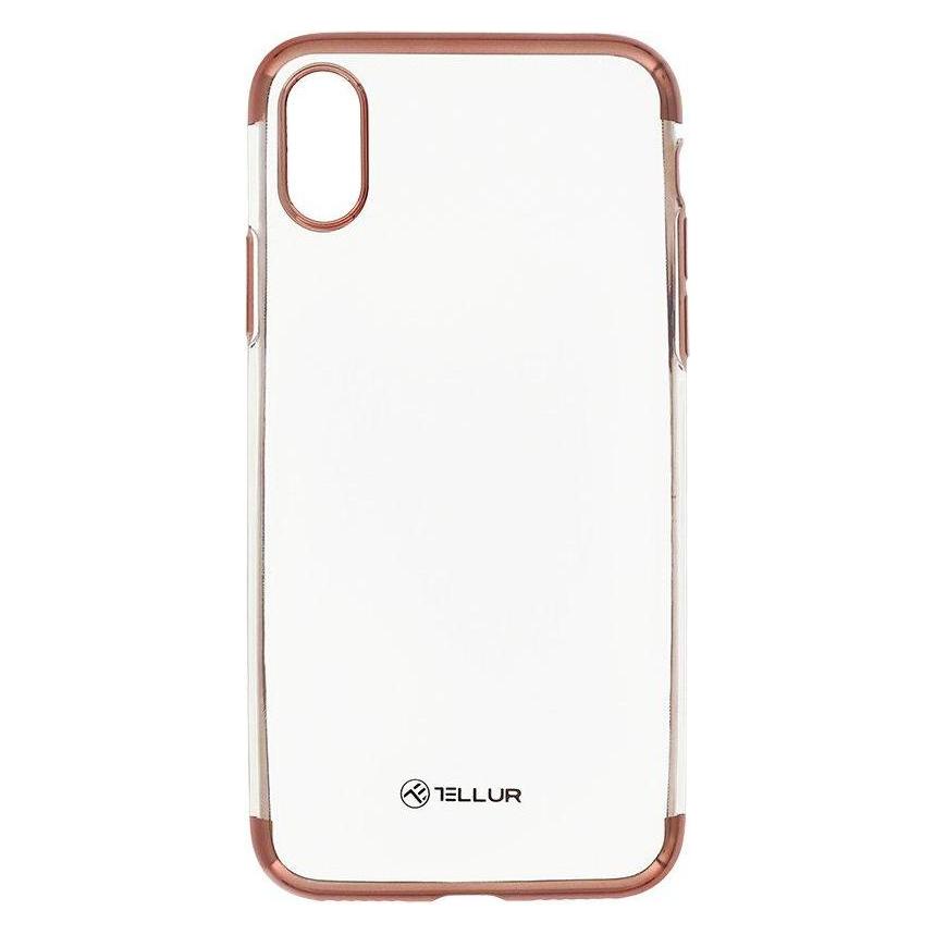 Tellur Cover Silicone Electroplated for iPhone X/XS rose gold (Apple iPhone X) (TLL121233)