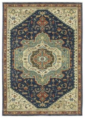 Style Haven Federica Bohemian Center Medallion Fringe Edge Area Rug
