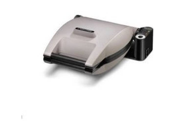 Gaufrier - Premium Gaufres - MINERAL G - Multifonctions - Plaques interchangeables - Couleur gris