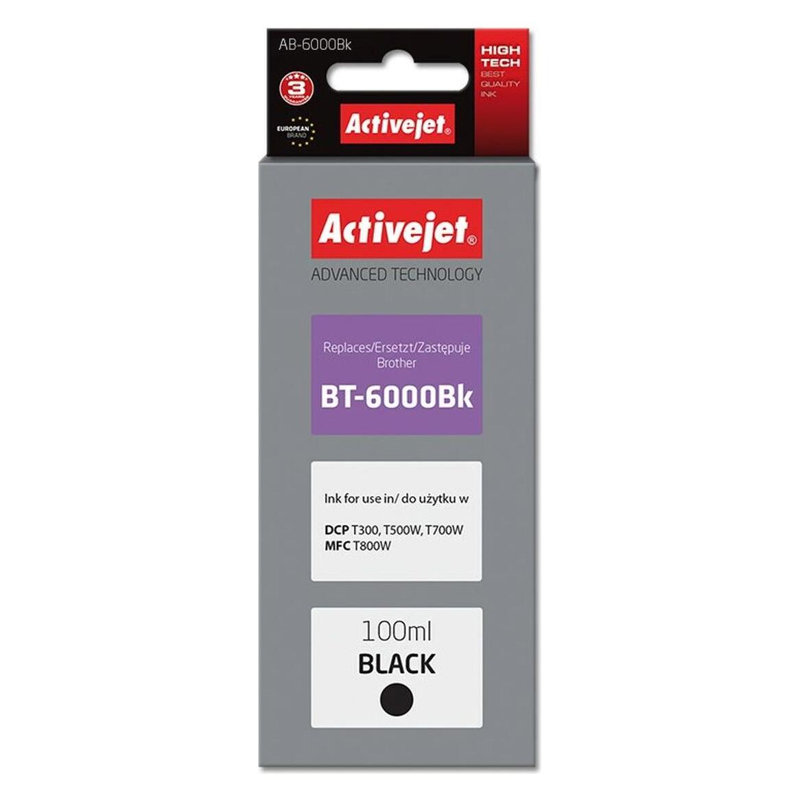 Activejet AB-6000Bk - Compatible - Tinte auf Farbstoffbasis - Schwarz - Brother - Brother (BK) (AB-6000BK)