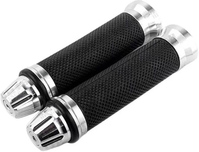 INF Poignées d'accélérateur en aluminium CNC et caoutchouc 22 mm – Paire de poignées d'accélérateur universelles pour guidon de