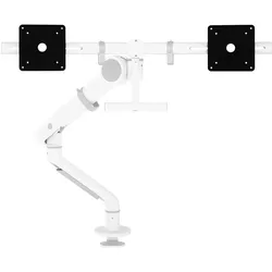 Dataflex Viewgo pro Monitorhalterung HD für 2 Monitore (48.840), weiss (Tisch, 5.50 kg), Monitor Halterung, Weiss