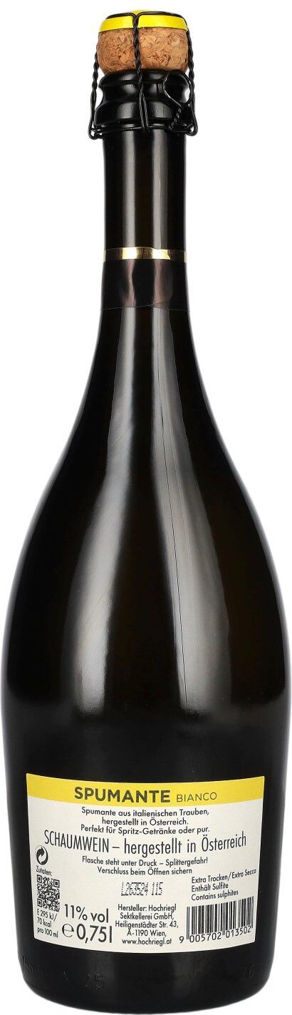 Hochriegl Sektkellerei Hochriegl Spumante Bianco 11% Vol. 0,75l
