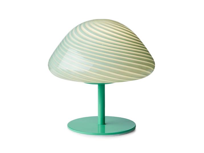 Mini Mush Taffellamp Turkoois - Halo Design - Woonkamer - Glas