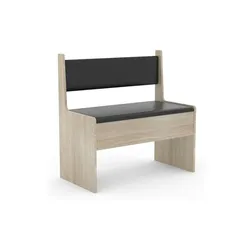 Eckbank mit Stauraum Esal , holzfarben , Maße (cm): B: 80 H: 80