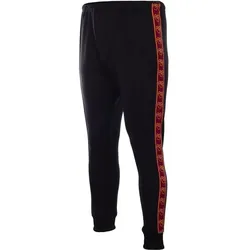 Copa Football, Unisex, Sporthose, AS Roma Black Taper Pant Trainingshose (S), Schwarz