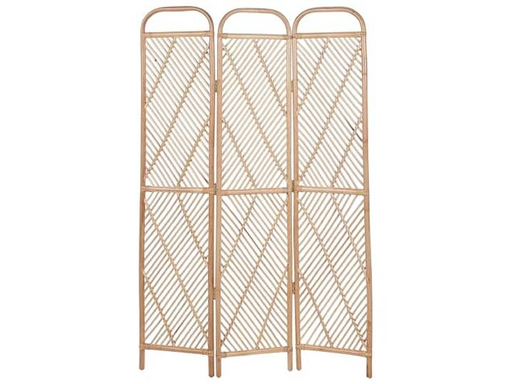 Raumteiler aus Rattan natürlich/beige 106 x 180 cm 3-teilig Paravent Cosenza