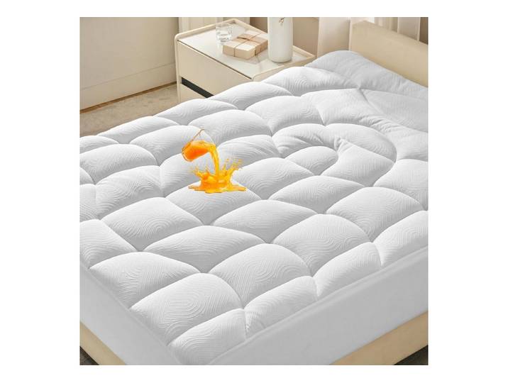 Matratzenschutzbezug Matratzenauflage Wasserdicht King Weiß 76x80 LuxusKollektion