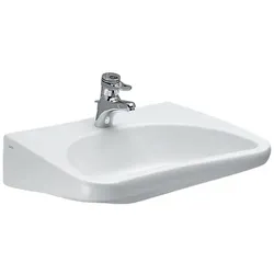 LAUFEN Waschtisch H8106030001041 66 x 55 cm, weiß, ohne Überlauf; mit Hahnloch, barrierefrei