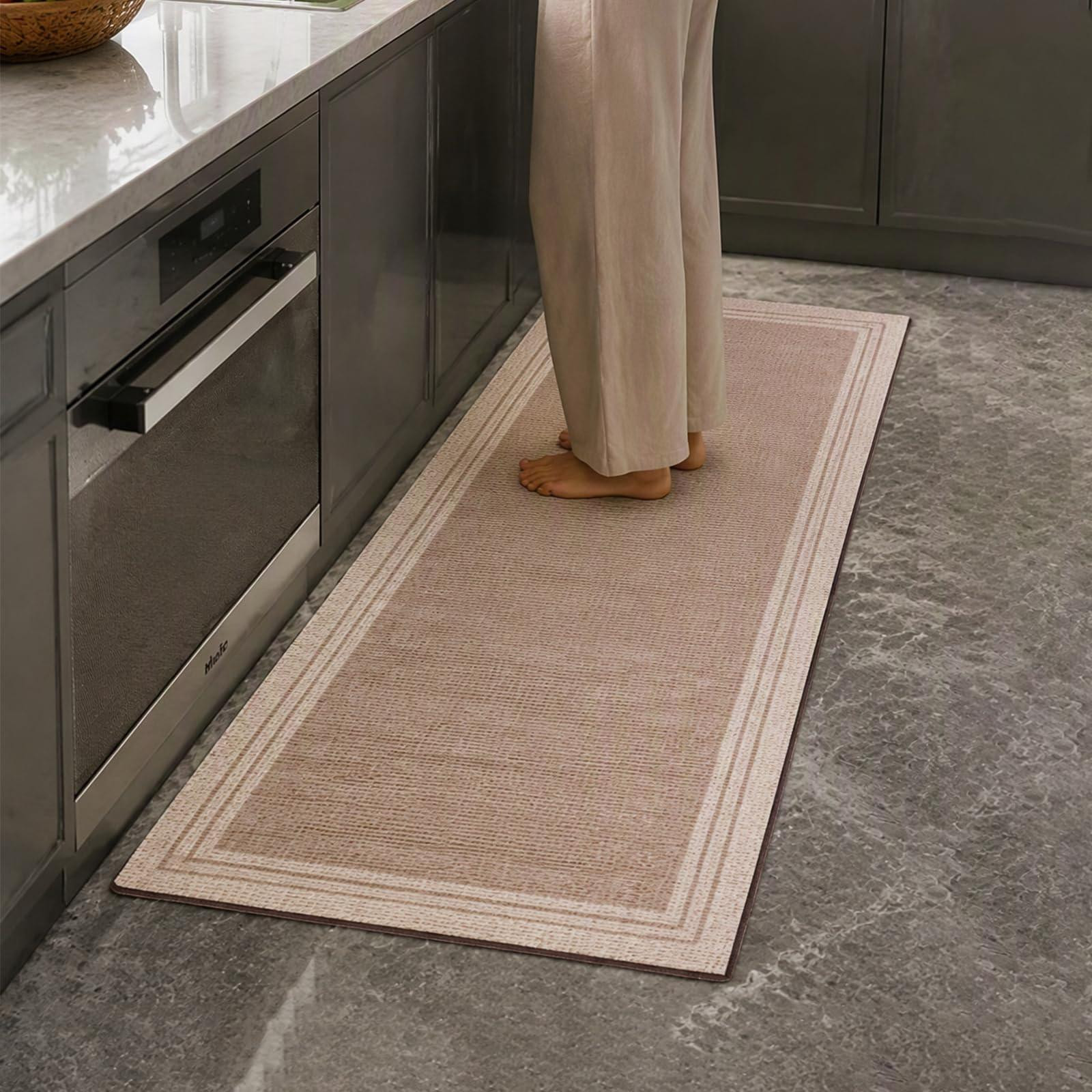 Wasbaar antislip keukentapijt voor in de keuken en hal, 120 x 40 cm