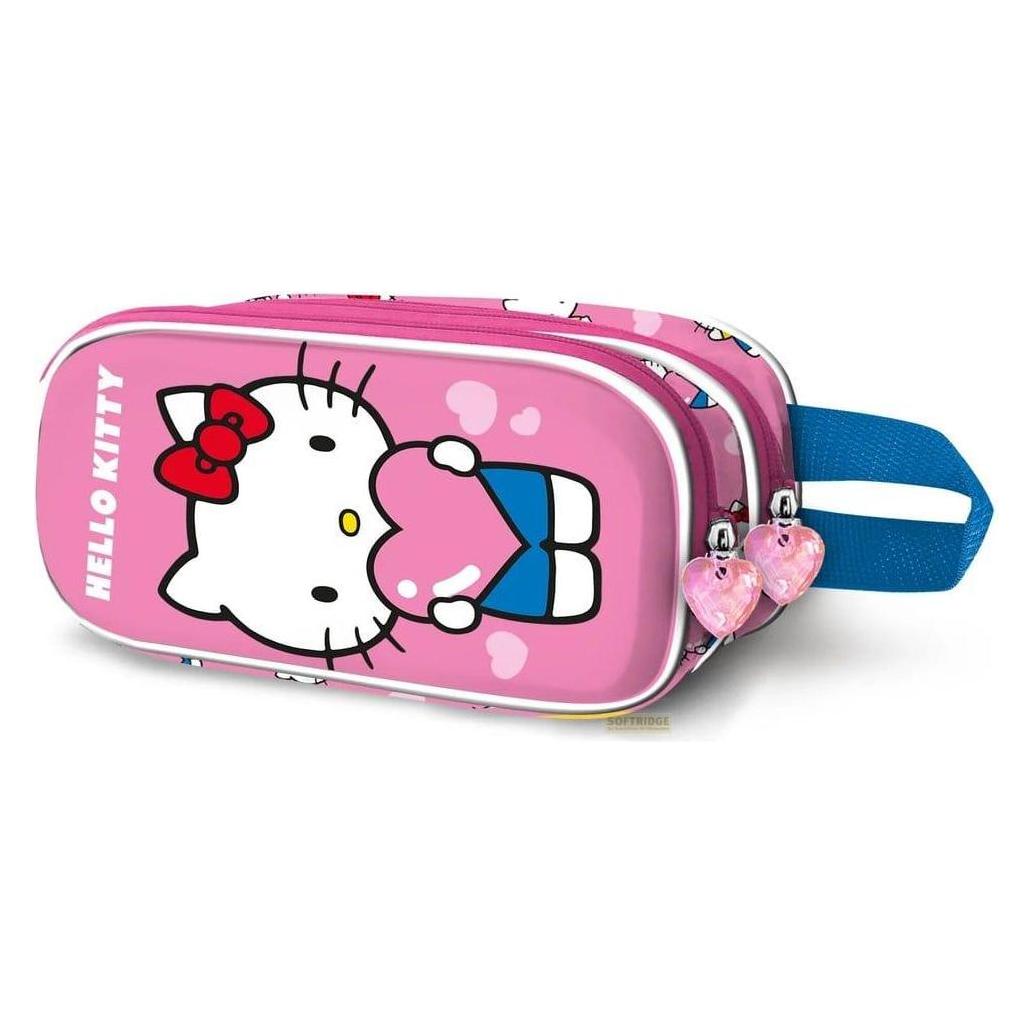 Karactermania Sanrio 3D Double Trousse Hello Kitty Heart (KMN09608)