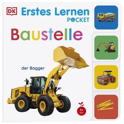 Erstes Lernen Pocket. Baustelle, Gebundene Ausgabe von DK Erstes Lernen, DK Verlag Dorling Kindersley, 978-3-8310-5323-0
