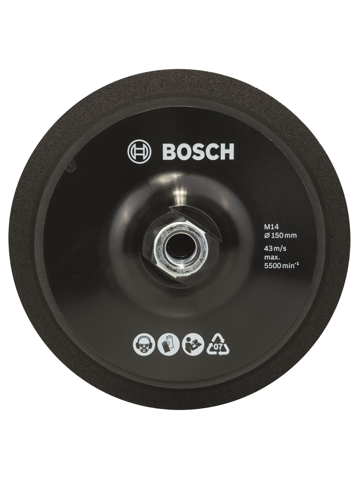 Bosch BAGSKIVE M14 VELCRO 150MM GPO