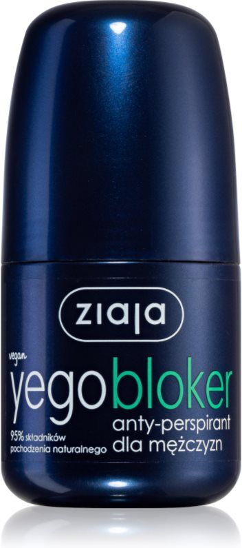 Ziaja Yego Bloker Antitranspirant-Deoroller gegen übermäßiges Schwitzen 60 ml