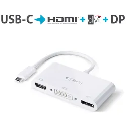 PURE IS250 - USB-C auf Multiport Adapter - iSerie 0,10m