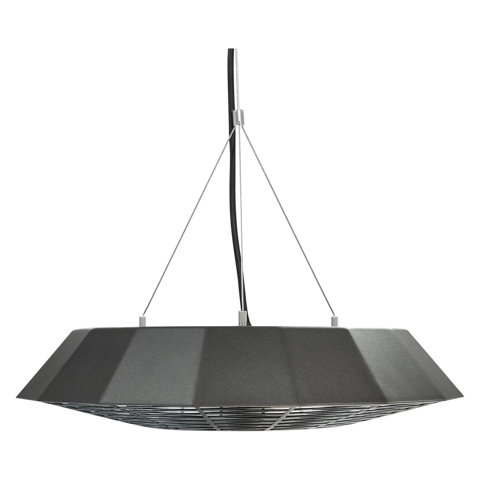 TunaBone Electric Ceiling Infrared Patio Heater, Black (2000 W) (TB2068C-01)