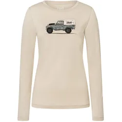 Super Natural, Damen, Funktionsshirt, Dog Excursion (XS), Beige, XS