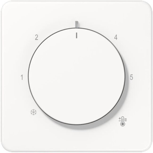 Jung Cache thermostat CD1749BFWW blanc brillant (CD1749BFWW)