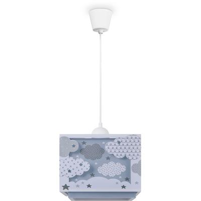 PACO HOME Pendelleuchte "GRETA", weiß (grau), 1, H: 32cm, Leuchten, Pendelleuchte
