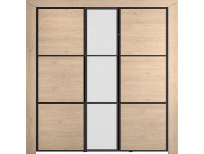 Gami Kleiderschrank Kleiderschrank 3 Türen, Kinderkleiderschrank In 2 Farben erhältlich