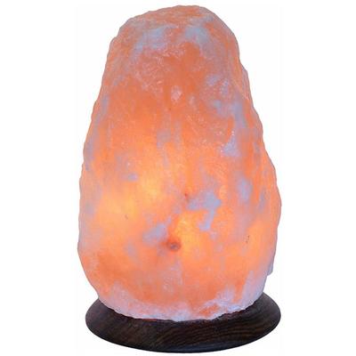 WAGNER LIFE DESIGN Salzkristall-Tischlampe "Rock", orange, H: 17cm, 1 Stk., Leuchten, Handgefertigt aus Salzkristall - jeder Stein ein Unikat, ca.1,7 kg