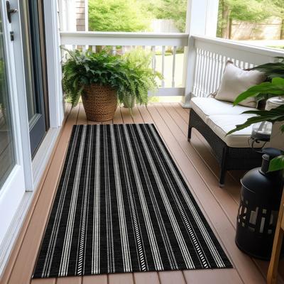 Addison Rugs Machine Washable Indoor/ Outdoor Chantille Stripe Twist Rug
