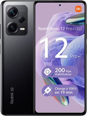 Apple Xiaomi Redmi Note 12 Pro Plus 256 Go Noir
