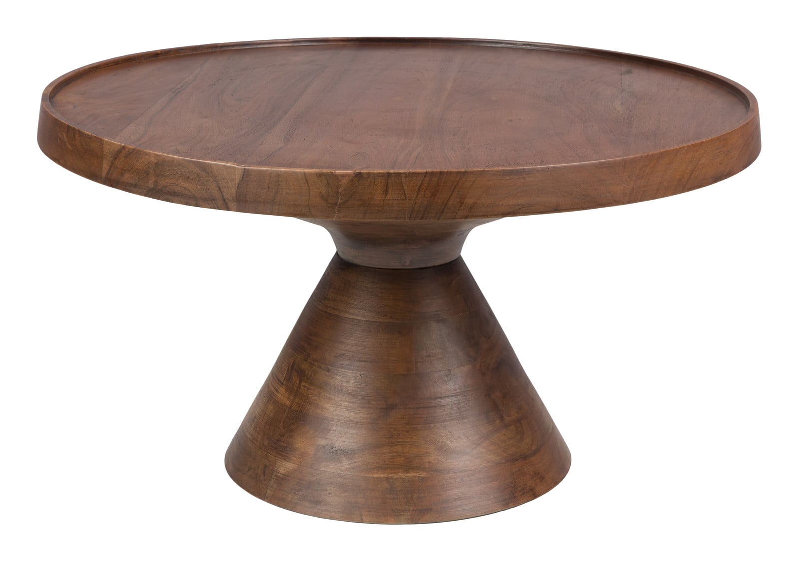 Zuiver Ronde Salontafel Floss Acaciahout - Walnoot - Diameter: 60 cm