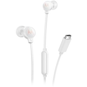 Motorola Kopfhörer EARBUDS 3C-S, weiß, In-Ear, mit Mikrofon, kabelgebunden, USB-C
