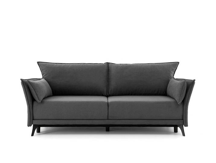 Muffo Sofa SELVA, Lose Rückenkissen, Schlaffunktion, Bettzeugbehälter, Hochwertige Füllung, DL-Funktion
