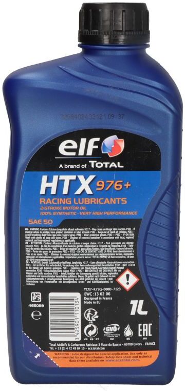 Motoröl 2T ELF 2214032 HTX 976+ SAE 50 1L