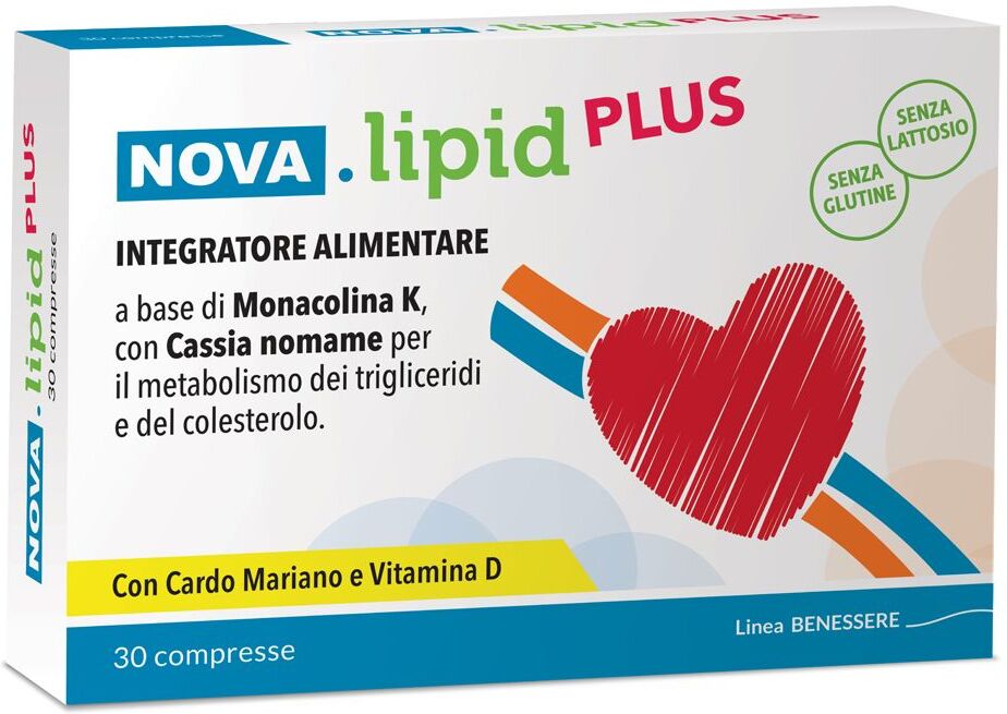 NOVA ARGENTIA Srl IND. FARM Nova Argentia, Nova.lipid Plus, 30 Compresse