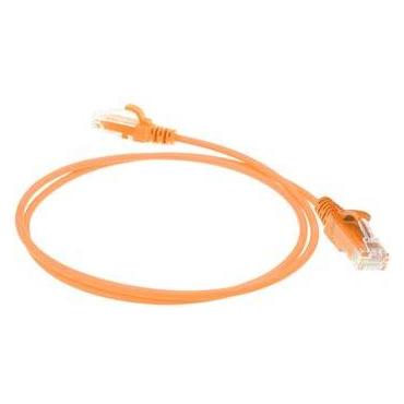 ACT Orange 5 meter LSZH U/UTP CAT6 datacenter slimline patch cable snagless with RJ45 connectors (U/UTP, CAT6, 5 m) (DC9105)