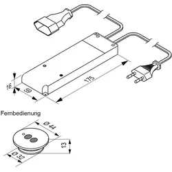 L&S, Lichtschalter + Storenschalter, HV Funk-Schalterset