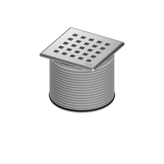 TECEdrainpoint S Rostrahmen 3660007 100x100mm, Edelstahl, Designrost quadratum