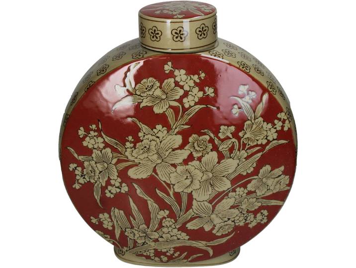 Einmachglas Levend Deckel Steingut Steingut B 13.5 cm - Farbe: Terrakotta