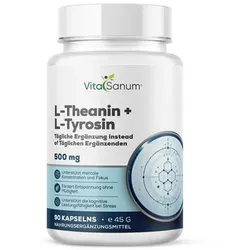 VitaSanum®- L-Theanine + L-Tyrosine 500 mg pro Tagesportion (2 Kapseln)
