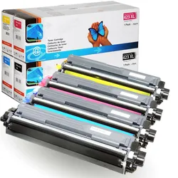Kompatibel Brother TN-423 BK, TN-423 C, TN-423 M, TN-423 Y Sparset 4 Toner alle Farben von D&C